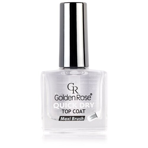 Golden Rose Верхнее покрытие Quick Dry Top Coat, прозрачный, 10 мл, 6 г