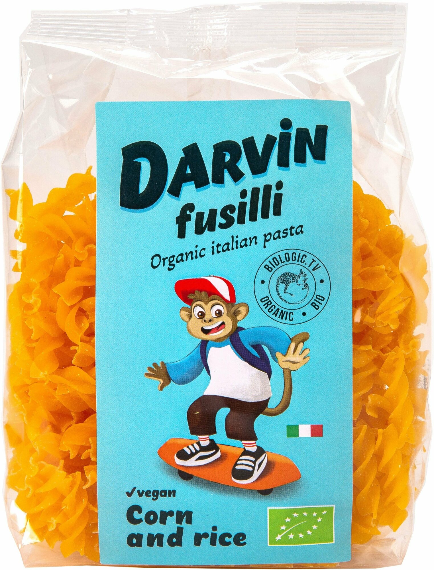 Макаронные изделия Darvin Fusilli кукурузно-рисовые, 250 г, 3 шт - фотография № 1