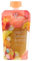 Пюре Plum персик, банан и абрикос (с 6 месяцев) 113 г, 1 шт