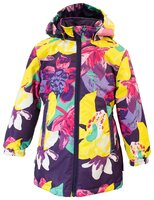 Куртка Huppa размер 80, dark lilac pattern
