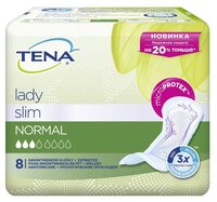 Урологические прокладки TENA Lady Slim Normal 760800, 8 шт.