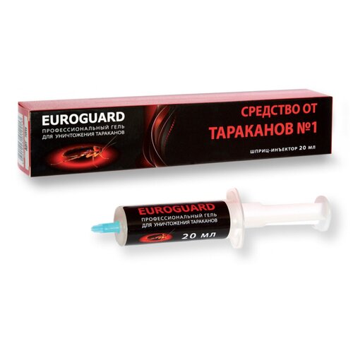 Euroguard Гель-шприц для уничтожения тараканов и муравьев Export, 30гр