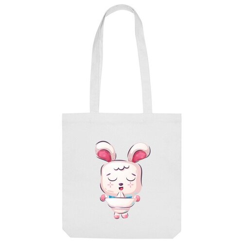 фото Сумка шоппер us basic, белый