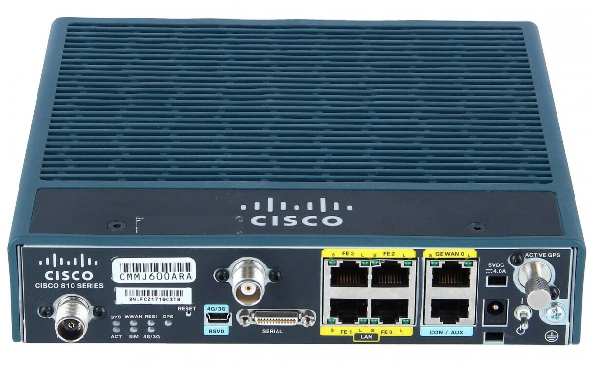 Маршрутизатор CISCO C819G-4G-G-K9