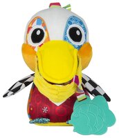 Подвесная игрушка Lamaze Пеликанчик Филипп (L27518) красный/желтый/белый