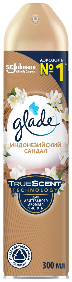 Glade освежитель воздуха Индонезийский сандал 300 мл