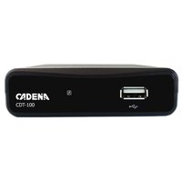 Ресивер DVB-T2 CADENA CDT-100 (TC), черный