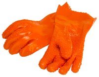 Перчатки BRADEX Перчатки для чистки овощей Шкурка, цвет оранжевый