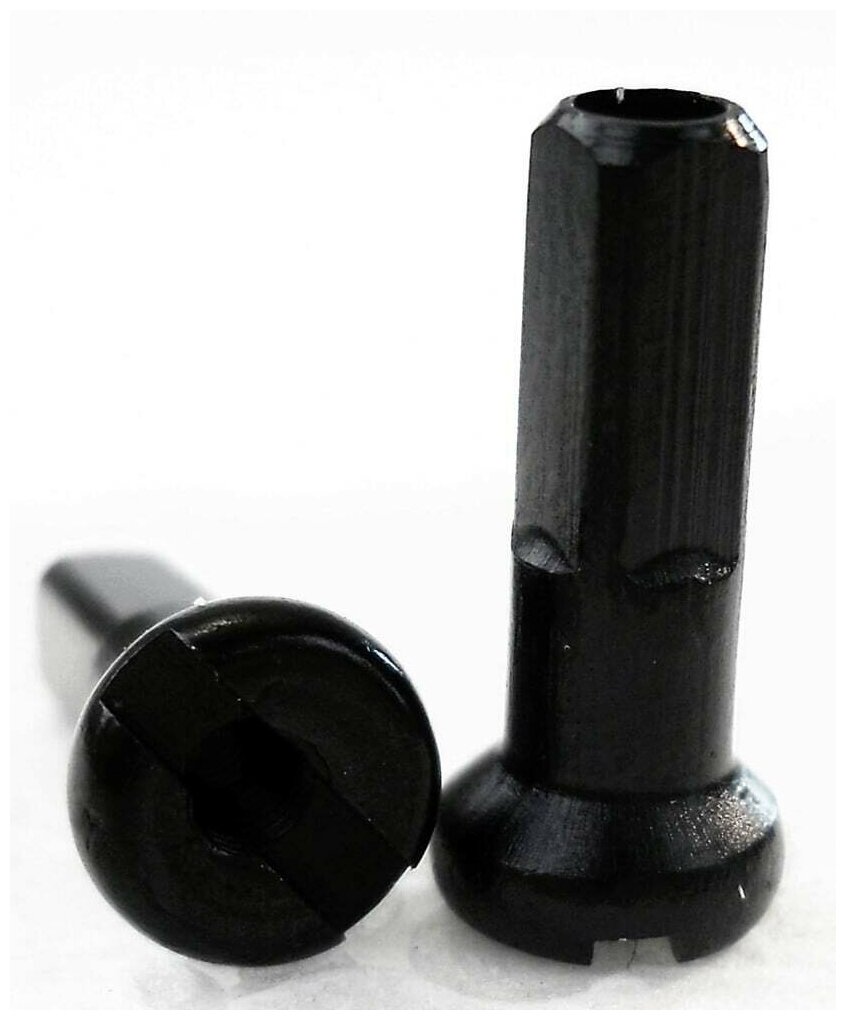 Ниппель для велосипедных спиц латунный Pillar Spoke 14G x 14 mm Black, 18 штук