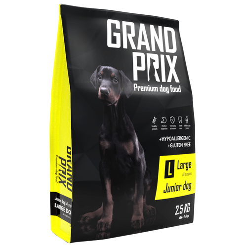 Grand Prix Сухой корм для щенков крупных пород с Курицей 2,5 кг.