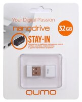 Флешка Qumo nanoDrive 32Gb черный