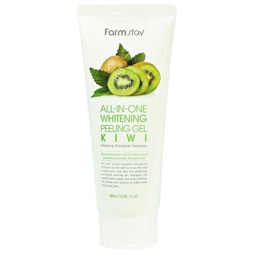 фото Farmstay пилинг для лица All-In-One Whitening Peeling Gel Kiwi 180 мл