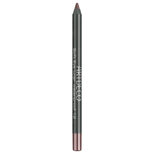 фото ARTDECO Водостойкий карандаш для век Soft Eye Liner Waterproof, оттенок 12 - warm dark brown