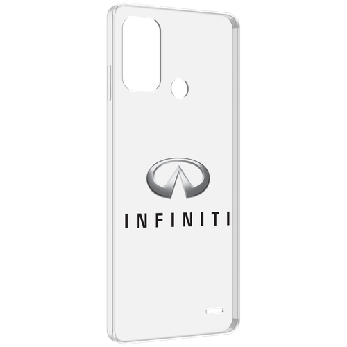 Чехол MyPads Infiniti-3 мужской для ZTE Blade A52 задняя-панель-накладка-бампер чехол mypads mercedes мерседес 3 мужской для zte blade a52 задняя панель накладка бампер