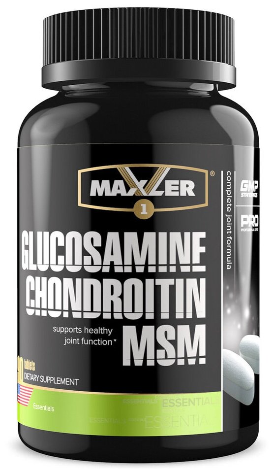 Maxler Glucosamine Chondroitin MSM tablets, 90 таб.