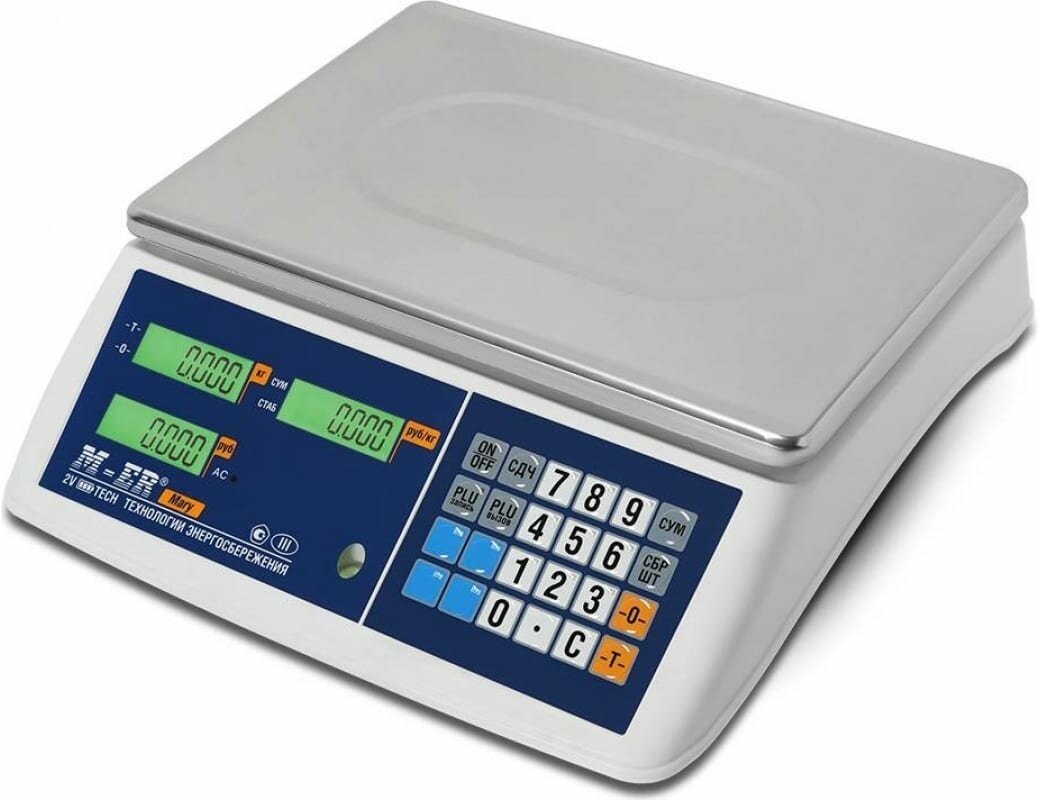 Весы торговые настольные M-ER 223 AC-15.2 Mary (LCD)