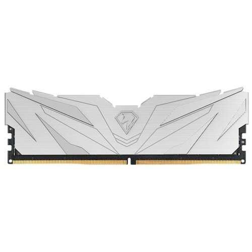 Модуль памяти DDR 4 DIMM 16Gb PC25600, 3200Mhz, Netac Shadow II NTSWD4P32SP-16W C16 White, с радиатором модуль памяти ddr 4 dimm 8gb pc25600 3200mhz netac shadow ii ntswd4p32sp 08k c16 black с радиатором