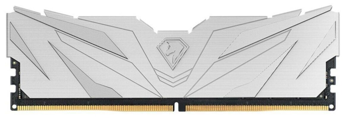 Модуль памяти DDR 4 DIMM 16Gb PC25600 3200Mhz Netac Shadow II NTSWD4P32SP-16W C16 White с радиатором