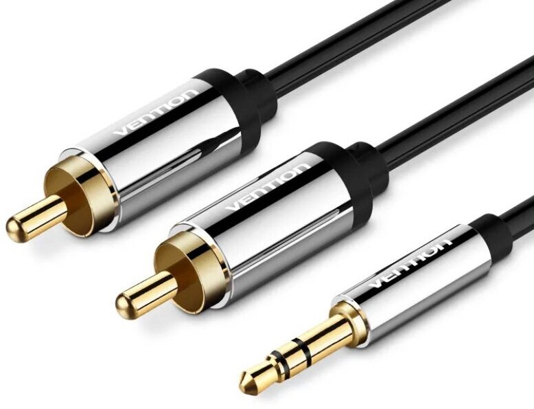 Аксессуар Vention Jack 3.5mm/M - 2xRCA/M 5m P550AC500-S