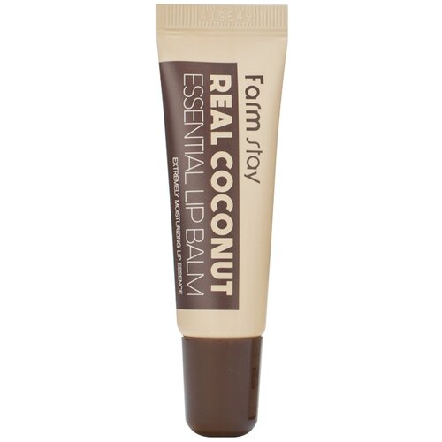 FarmStay Real Coconut Essential Lip Balm - Бальзам для губ с экстрактом кокоса 10 мл