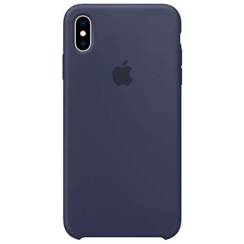 фото Чехол Apple силиконовый для Apple iPhone XS Max темно-синий