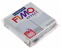 Полимерная глина FIMO Effect запекаемая серебряный с блестками (8020-812), 57 г