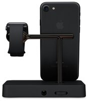 Док-станция универсальная Belkin Valet Charge Dock for Apple Watch + iPhone розовое золото