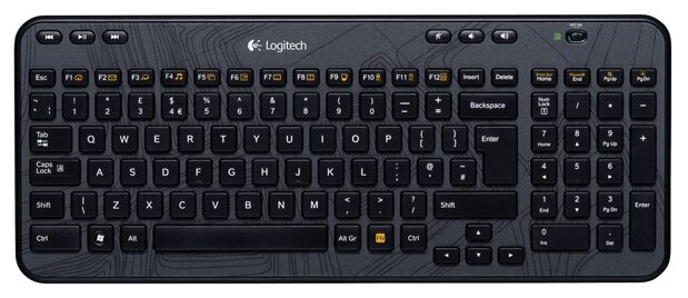 Клавиатура Logitech Wireless Keyboard K360 920-003095 Black USB