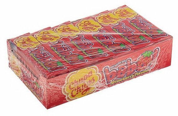 Жевательная резинка Chupa Chups Big babol со вкусом клубники, 21 г, 24 шт. в уп. - фотография № 8