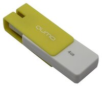 Флешка Qumo Click 4Gb янтарь