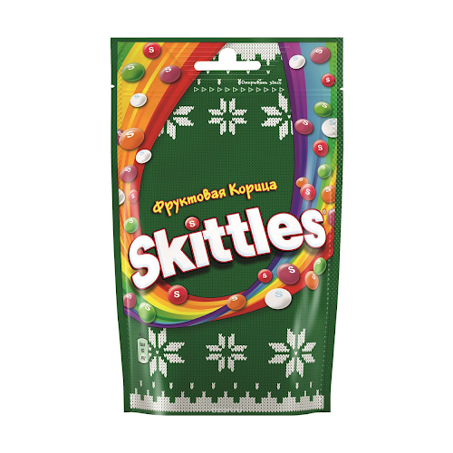 фото Драже Skittles Фруктовая корица в сахарной глазури, ассорти, 100 г