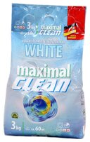 Стиральный порошок Maximal Clean White для белого 3 кг пластиковый пакет
