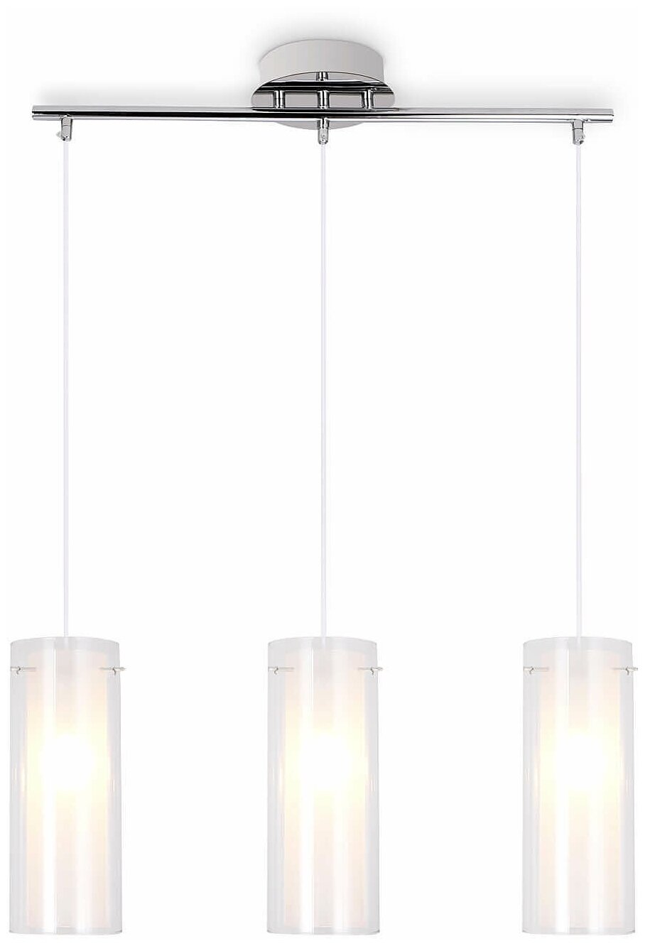Светильник подвесной Ambrella Traditional TR3675, E14, кол-во ламп:3шт, Хром