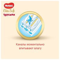 Huggies Elite Soft трусики 3 (6-11 кг) 54 шт.