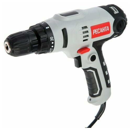 Дрель-шуруповерт Ресанта СШ-550-1 550 Вт 1 скорость 25Нм 800 обмин реверс 427400₽