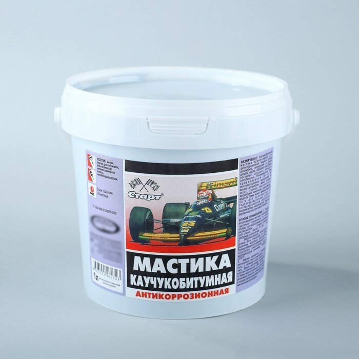 Мастика каучукобитумная Старт, 1 л