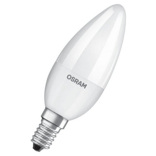 Светодиодная лампа Osram LS CLB 40 5.7W/827 220-240V FR E14 470lm 240° 15000h свеча 4052899971608