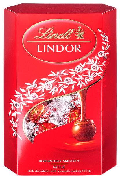 Конфеты шоколадные Молочный шоколад Ассорти LINDOR, 337 г