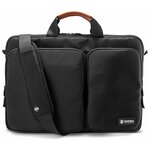 Сумка Tomtoc Defender Laptop Shoulder Bag A42 для ноутбуков 17', черная - изображение