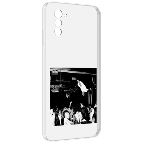 Чехол MyPads Playboi Carti - Die Lit для UleFone Note 12 / Note 12P задняя-панель-накладка-бампер
