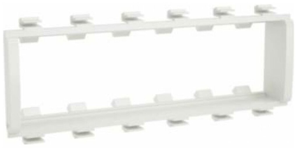 фото Лицевая накладка/ суппорт с рамкой для монтажа эуи в настенном кабель-канале DKC F0003A