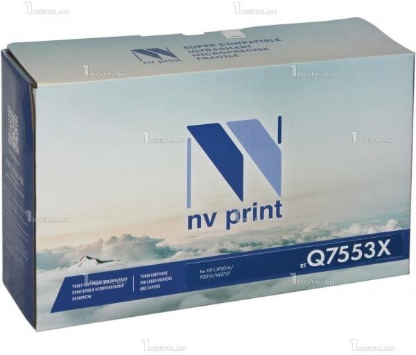 Картридж NV Print Q7553X для HP, 7000 стр, черный NV-Print - фото №19