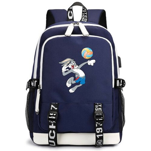Рюкзак Волейбол с USB-портом темно-синий №2