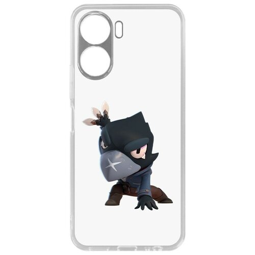 Чехол-накладка Krutoff Clear Case Brawl Stars-Ворон для Vivo Y16