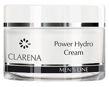 Clarena Крем для лица увлажняющий Men’s Line Power Hydro Cream, 50 мл