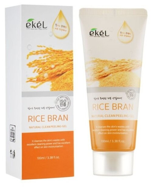 100 гр EKEL Пилинг-скатка с экстрактом риса Natural Clean peeling gel Rice Bran