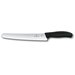Нож для хлеба и выпечки VICTORINOX Swiss Classic, лезвие 22 см с волнистой заточкой, черный, в блистере 6.8633.22B