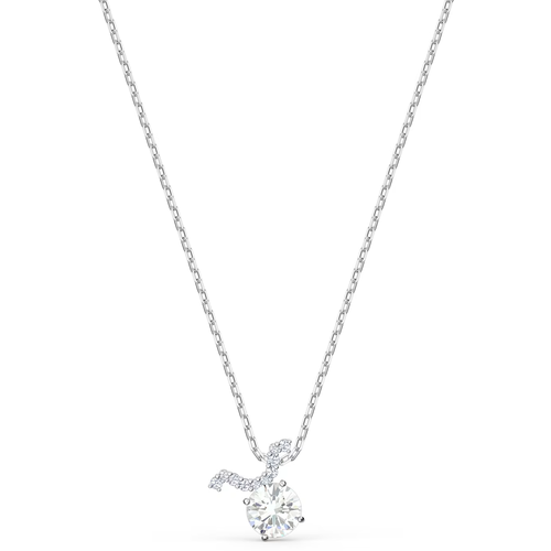 Колье SWAROVSKI, кристаллы Swarovski, длина 42 см, серебряный, золотой колье swarovski кристаллы swarovski серебряный золотой