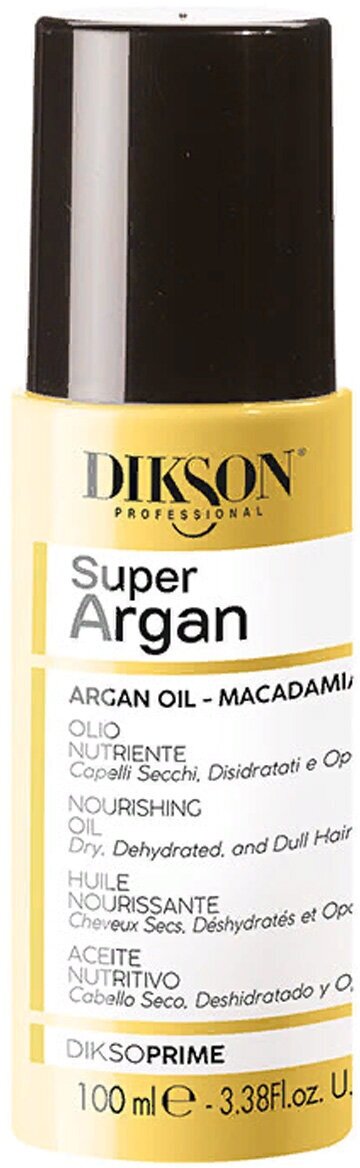 Питательное масло с маслами арганы и макадамии Nourishing Oil with Argan, 100 мл Dikson - фото №1