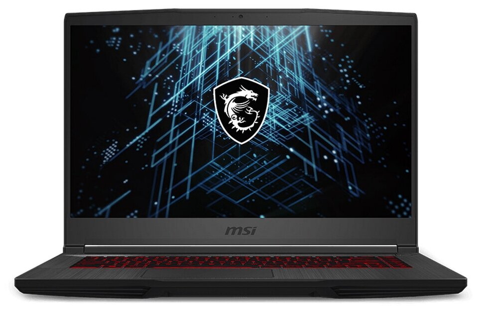 Ноутбук MSI GF63 Thin 11UD-222XRU Intel Core i7 11800H 2300MHz/15.6"/1920x1080/8GB/512GB SSD/DVD нет/NVIDIA GeForce RTX 3050 Ti 4GB/Wi-Fi/Bluetooth/DOS (9S7-16R612-222) Black